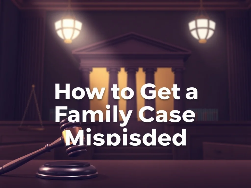 How to Get a Family Court Case Dismissed