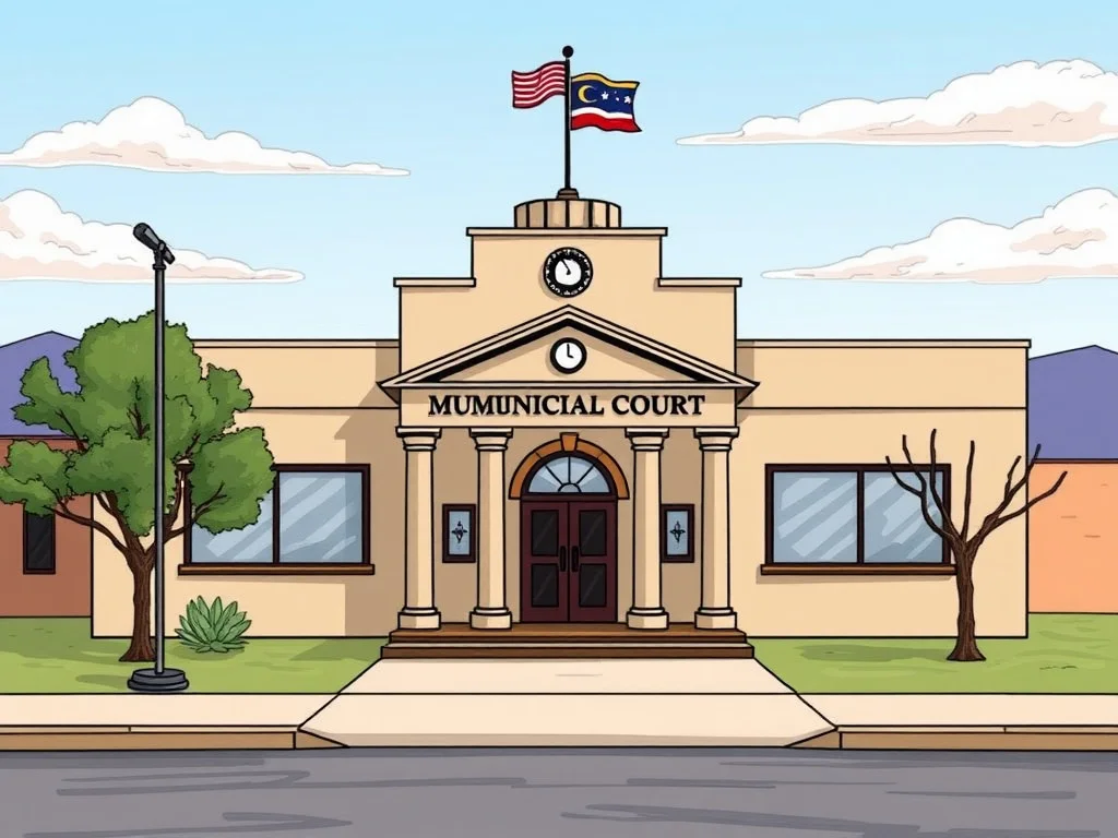 Lordsburg Municipal Court building exterior
