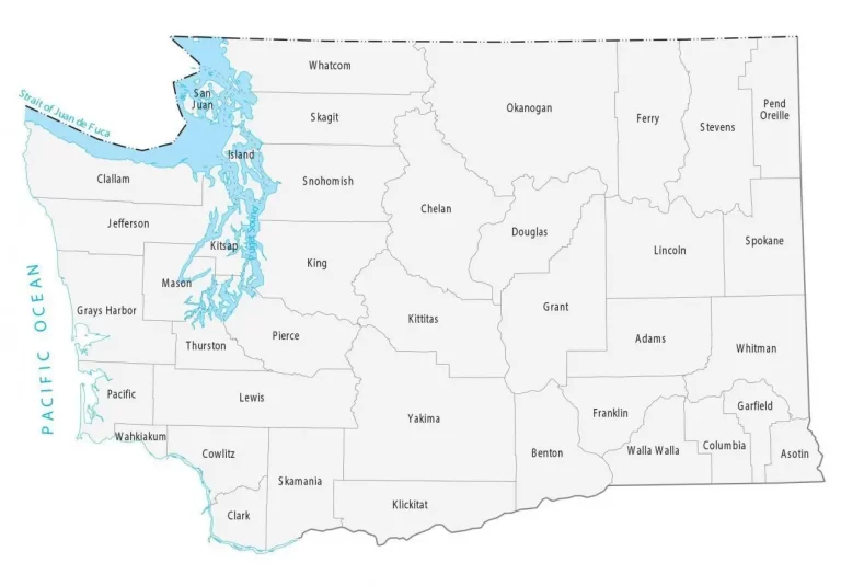 Washington-County-Map-BW