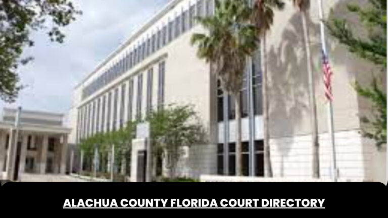 Alachua County Florida Court Directory