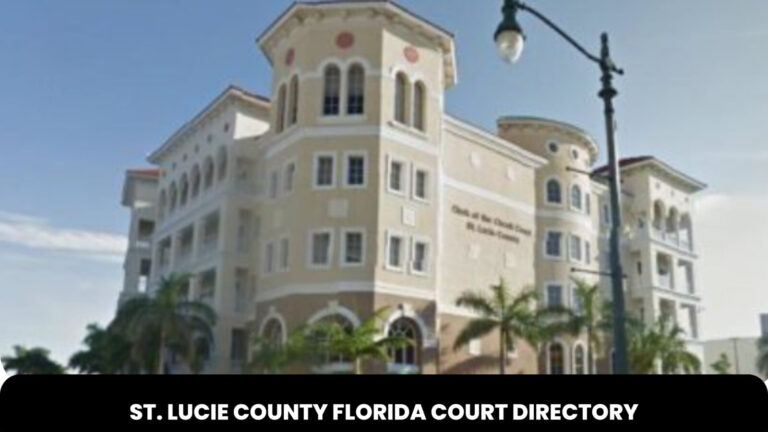 St. Lucie County Florida Court Directory
