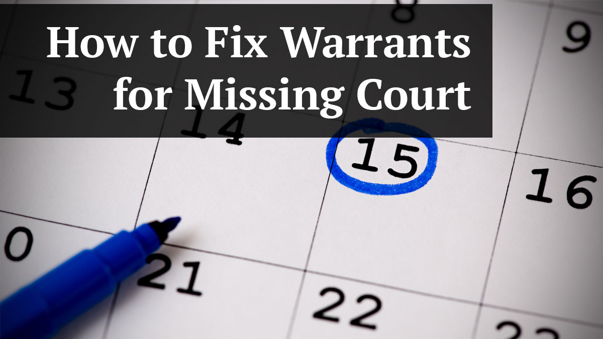 How to Fix Warrants for Missing Court in Pinellas County Florida