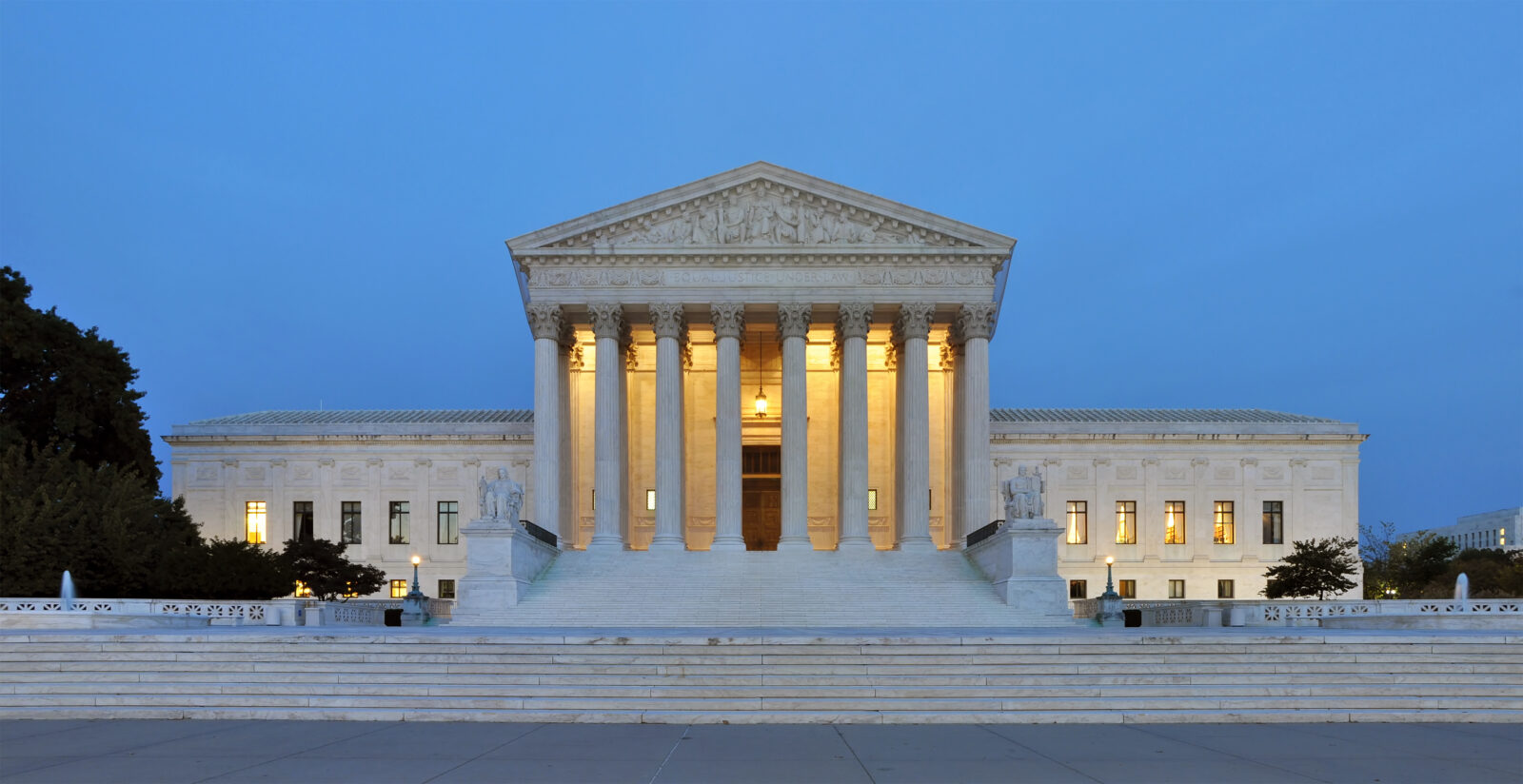 Panorama of United States Supreme Court Building at Dusk 1