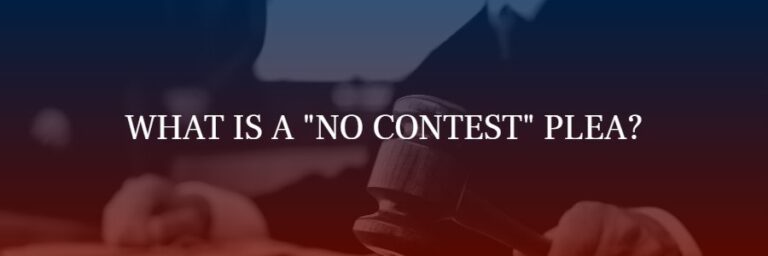 what does no contest mean in court