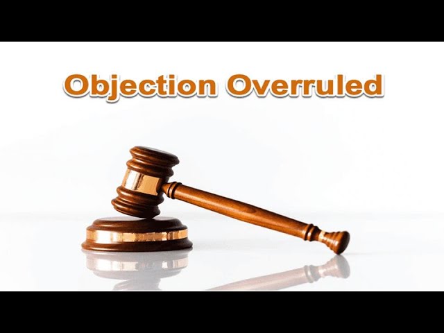 What Does Overruled Mean in Court?