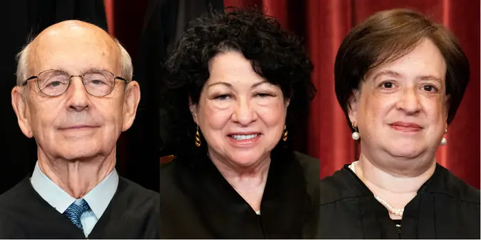 which supreme court justices are liberal