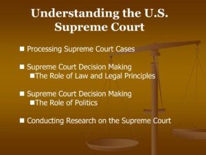 What are the 3 responsibilities of the Supreme Court