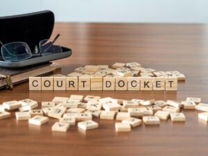 what is a court docket